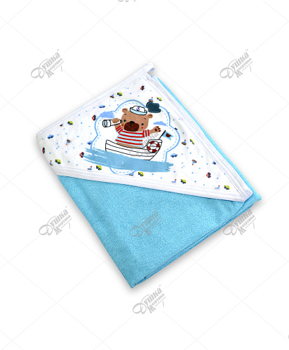 Уголок детский "Мишка моряк" с печатью 4